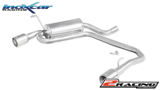 Stainless steel DUPLEX Zadní exhaust společně stail pipe průměru102 Inoxcar racing TWPE.23.102