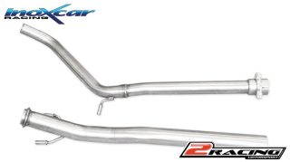 středová roura (For the assembly on original Zadní s tlumiče or společně sour produtc PERCZ.05 / 01 / 02 order separately the adapter AD.RCZ.02) Inoxcar racing TCRCZ