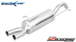 Zadní wilencer withe koncovkas průměru54 - exclusive assembly společně soriginal endpipe (For the assembly on original central pipe or společně sour produtc TCRCZ / TCSRCZ order separately the adapter AD.RCZ.02) Inoxcar racing PERCZ.02