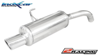 Zadní tlumič s koncovkou o průměru 90 X-RACE Inoxcar racing RECL.12.XR90