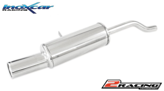 Zadní sportovní výfuk z nerezové oceli s koncovkou o průměru 102 - it is necessary to cut before the last s tlumiče Inoxcar racing RECL.20.102