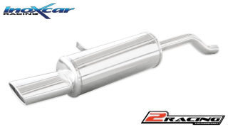 Zadní výfuk z nerezové oceli s koncovkou Oválná 120x80 mm - it is necessary to cut before the last s tlumiče Inoxcar racing RECL.20.120