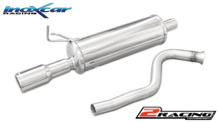 Zadní tlumič s koncovkou o průměru 80 Inoxcar racing RELA.01.80