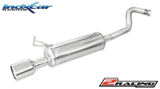 Zadní tlumič s koncovkou o průměru 102 Inoxcar racing RELA.01.102