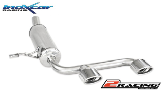 Zadní s tlumiče společně send central pipe 2 x Oválná 120x80 mm Inoxcar racing REME.11.120