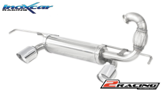 Zadní tlumič s koncovkou průměr 80 Racing P+L Inoxcar racing RETW.05.RA