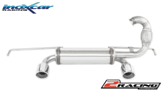 Zadní tlumič s koncovkou o průměru 90 X-RACE P+L Inoxcar racing RETW.05.XR90