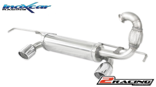Zadní tlumič s koncovkou o průměru 80 X-RACE P+L Inoxcar racing RETW.05.XR80