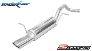 Zadní výfuk z nerezové oceli s koncovkou Oválná 120x80 mm Inoxcar racing SEIB.13.120