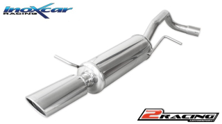 Zadní výfuk z nerezové oceli s koncovkou Oválná 120x80 mm Inoxcar racing SEIB.19.120