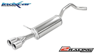 Zadní tlumič koncovkou výfuku 2 x průměru 80 - (cut original exhaust system) Inoxcar racing SEIB.25.80