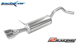 Zadní tlumič koncovkou výfuku 2 x průměru 80 X-RACE - (cut original exhaust system) Inoxcar racing SEIB.25.XR80