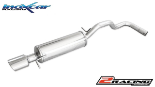 Zadní výfuk z nerezové oceli s koncovkou Oválná 120x80 mm Inoxcar racing SEIB.10.120