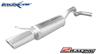 Zadní výfuk z nerezové oceli s koncovkou Oválná 120x80 mm Inoxcar racing SELE.06.120