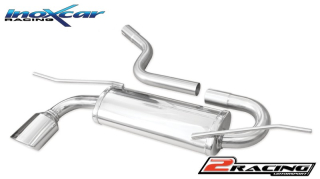 Zadní výfuk z nerezové oceli s koncovkou Oválná 120x80 mm Inoxcar racing SELE.18.120