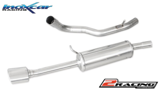 Zadní výfuk z nerezové oceli s koncovkou Oválná 120x80 mm Inoxcar racing SETO.07.120