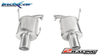 Zadní tlumič s koncovkou o průměru 110 X-RACE P+L Inoxcar racing SUFO.01.XR11