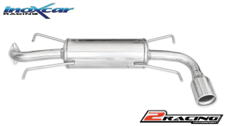 Zadní tlumič s koncovkou o průměru 102 Inoxcar racing SUIM.25.102