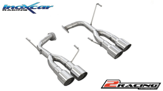 Zadní bez s tlumiče společně skoncovka 2 x průměru 90 Racing P+L Inoxcar racing SUIM.31.RA