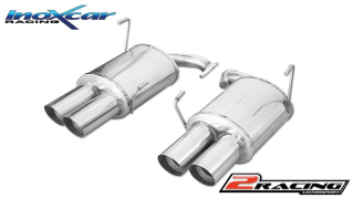 Zadní tlumič koncovkou výfuku 2 x průměru 90 Racing P+L Inoxcar racing SUIM.28.RA