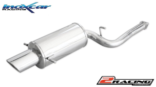 Zadní s tlumiče společně sOválná koncovka 150x105 mm Inoxcar racing SUIM.04.150