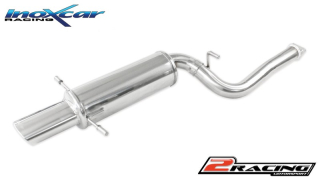 Zadní s tlumiče společně sOválná koncovka 120x80 mm Inoxcar racing SUIM.06.120