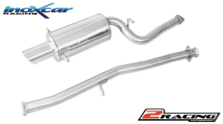 středová roura + Zadní tlumič s koncovkou průměr 100 Racing - průměru 63,5 Inoxcar racing CATBACK.30