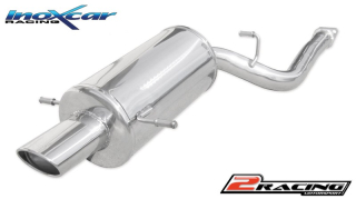 Zadní výfuk z nerezové oceli s koncovkou Oválná 120x80 mm Inoxcar racing SUIM.02.120