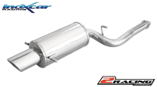 Zadní výfuk z nerezové oceli s koncovkou Oválná 150x105 mm Inoxcar racing SUIM.18.150