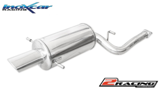 Zadní s tlumiče společně sOválná koncovka 120x80 mm Inoxcar racing SUIM.15.120