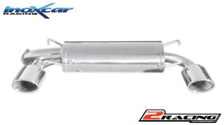 Zadní tlumič s oválnou koncovkou výfuku 150x105 mm P+L Inoxcar racing SUIM.23.150