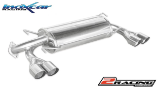 Zadní tlumič koncovkou výfuku 2 x průměru 80 Racing P+L Inoxcar racing SUIM.23.RA