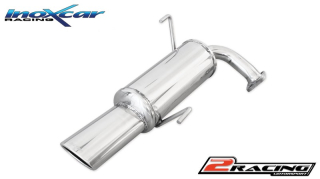 Zadní s tlumiče společně sOválná koncovka 120x80 mm Inoxcar racing SULE.01.120