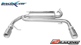 Zadní tlumič s koncovkou o průměru 80 P+L Inoxcar racing SUSW.01.80