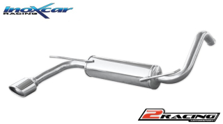 Zadní tlumič s oválnou koncovkou výfuku 120x80 mm Inoxcar racing TOAY.01.120
