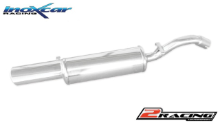 Zadní výfuk z nerezové oceli s koncovkou Oválná 120x80 mm Inoxcar racing WGO.08.120