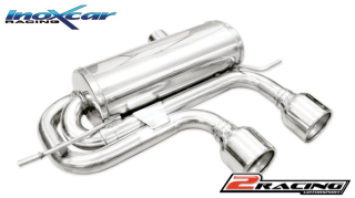 Zadní tlumič s koncovkou o průměru 102 P+L Inoxcar racing OVW.06.102