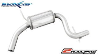 Central pipe společně ss tlumiče (For the installation on the original Zadní s tlumiče it is necessary to separately order the adapter AD.GOLF6.03) Inoxcar racing TCVW.01S