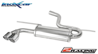 Zadní s tlumiče whit koncovka 2 x průměru 80 X-RACE(the "Sport and Sound" verze is excluded) Inoxcar racing WGO.58.XR80