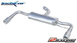 Zadní tlumič s koncovkou o průměru 80 P+L Inoxcar racing WMAG.01.80