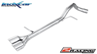 Stainless steel Zadní pipe společně stail pipe 2 x průměru 80 Racing Inoxcar racing WPO.15.6RRA