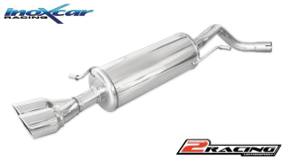 Zadní s tlumiče společně sfinal exit 2 x průměru 80 X-RACE Inoxcar racing WPO.20.XR80