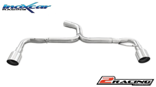 Zadní výfuk bez tlumiče s koncovkou průměr 102 Racing P+L Inoxcar racing WSCI.07.102R