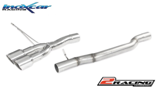 Zadní bez s tlumiče společně scentral koncovka 2 x průměru 90 Racing Inoxcar racing MICO.18.RA