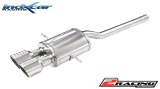 Zadní s tlumiče společně scentral end rohr 2 x průměru 100 Racing Inoxcar racing MICO.17.10RA