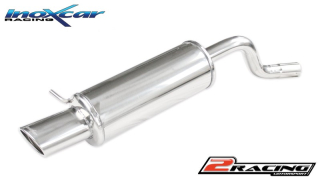 Zadní výfuk z nerezové oceli s koncovkou Oválná 120x80 mm Inoxcar racing RETW.03.120