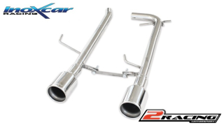 Zadní bez s tlumiče společně scentral koncovka 2 x průměru 102 Inoxcar racing RECL.40.102