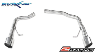 Zadní výfuk bez tlumiče s koncovkou průměr 100 Racing P+L Inoxcar racing AUA5.03.10RA