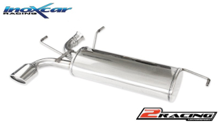 Zadní tlumič s oválnou koncovkou výfuku 120x80 mm Inoxcar racing OVPE.01.120