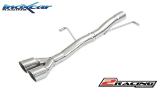 Zadní wihtout s tlumiče společně skoncovka 2 x průměru 80 Racing Inoxcar racing PERCZ.04.RA